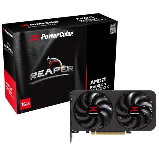 PowerColor Reaper Radeon RX 9060 XT koos 16GB-ga