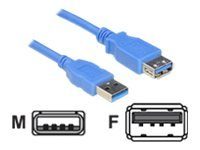 Delock USB-pikenduskaabel 3m