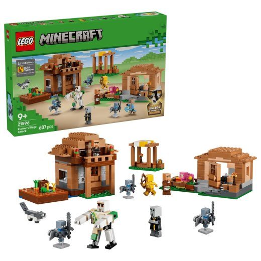 LEGO MINECRAFT 21596 Evoker kaimo puolimas