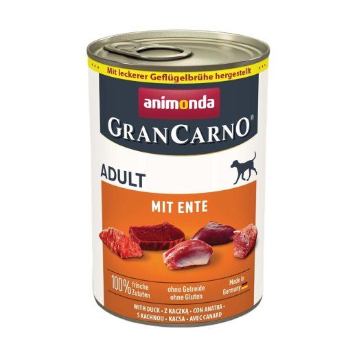 ANIMONDA GranCarno Adult with Duck - niiske koeratoit - 400g