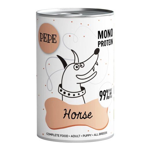 PAKA ZWIERZAKA Pepe Horse - märg koeratoit - 400g