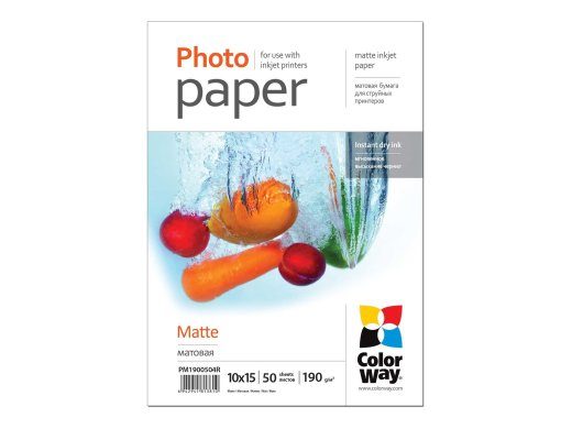Matte Photo Paper 190 g/m² 10x15