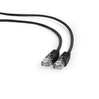 KLIPISAKKEL KAT5E UTP 0.5M/BLACK PP12-0.5M/BK GEMBIRD