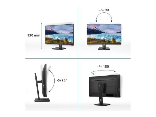 PHILIPS 273S1/00 27 colių FHD IPS 16:9 300cd/m2 75Hz HDMI