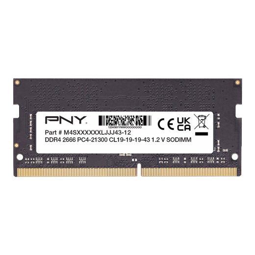 PNY MN8GSD42666 mälu moodul 8 1 x 8 DDR4 260-pin SO-DIMM