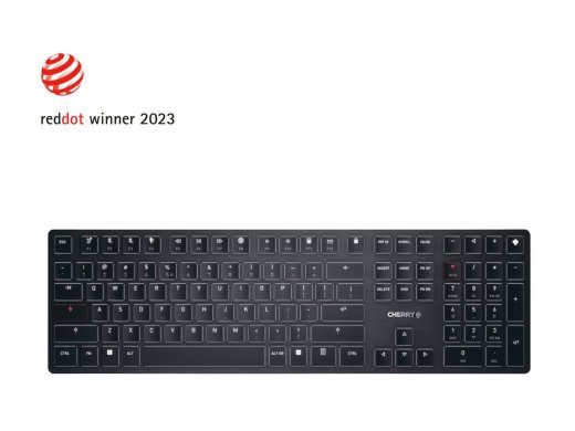 CHERRY KW X ULP Mechanical Keyboard Wireless Wired USA with Euro Symbol White