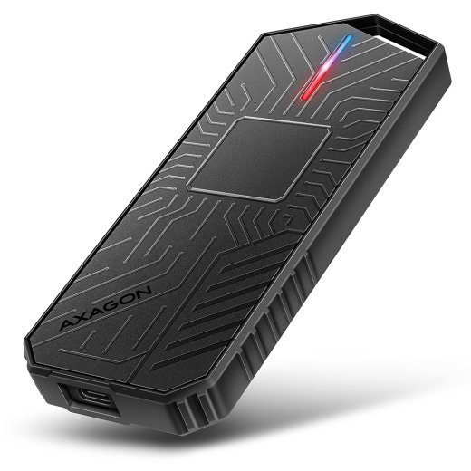 AXAGON USB-C 10Gbps - M.2 NVMe ja SATA SSD GAME M.2 box EEM2-GAM