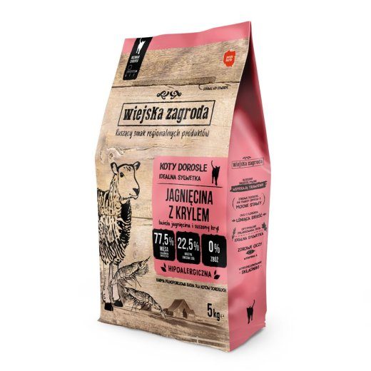 Rural Farm Lamb with Krill - kuiv kassitoit - 5 kg