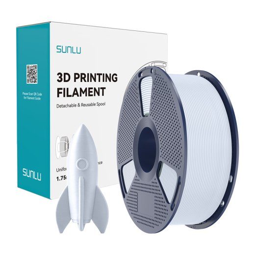 Sunlu kiiretoimeline PLA filament - valge