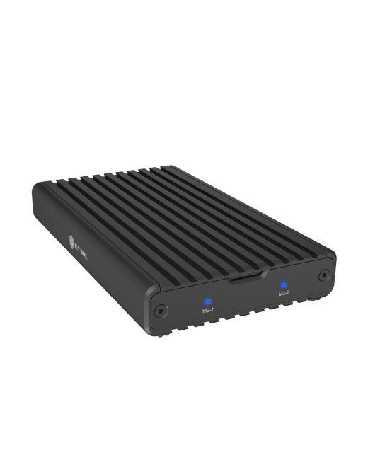 Raidsonic IB-2817M-C32 korpus 2x NVMe SSD jaoks USB 3.2 Gen 2x2 Type-C ühendusega