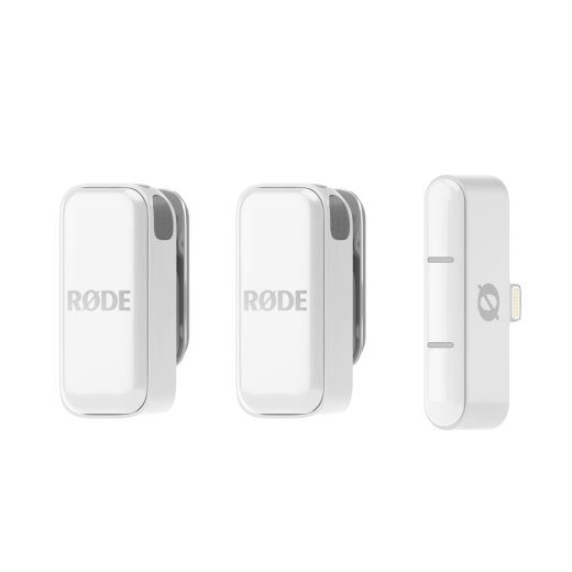 RØ Wireless Micro - 2-kanaliline digitaalne traadita süsteem, Lightning, valge