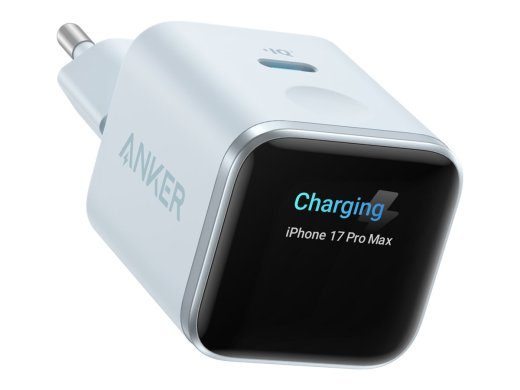 Anker Nano Charger 45W, Smart Display, sinine A121DG31