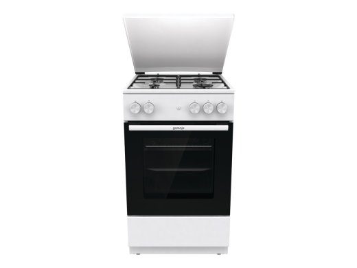 Gorenje Köök GG5A14WJ Pliittüüp Gaas Ahitüüp Gaas Valge Laius 50 cm Sügavus 59.4 cm Energiatõhususklass A 70 L