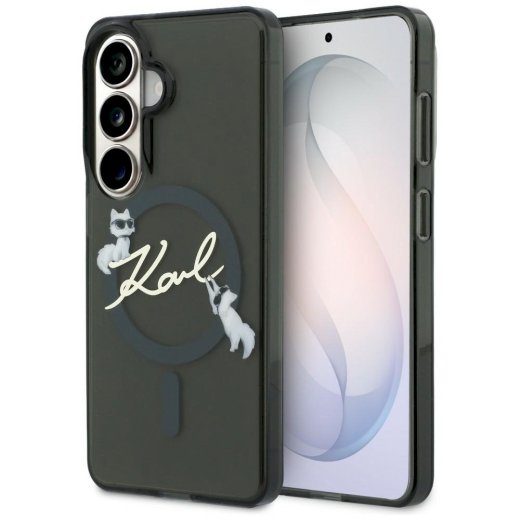 Karl Lagerfeld IML KC Script MagSafe ümbris Samsung Galaxy S26 jaoks / must