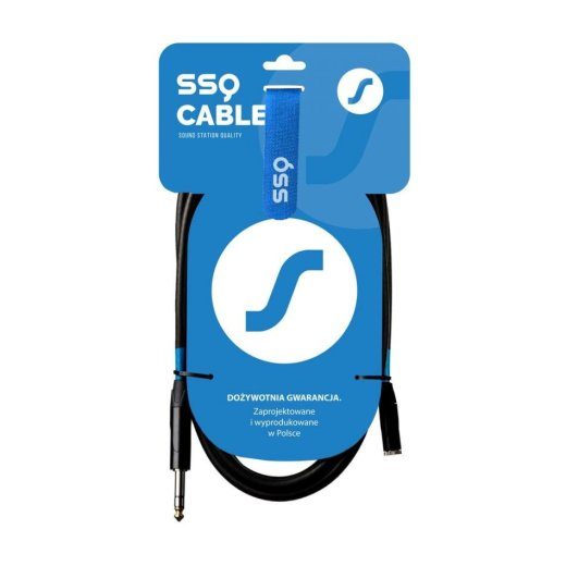 SSQ JSG5 - Kaabli pistik Stereo 3,5 mm - Pistik stereo 6,3 mm, 5 m