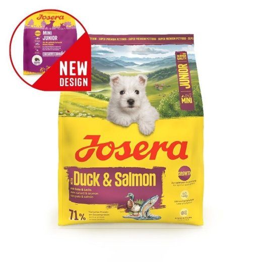 JOSERA Mini Junior Hanelind & Lõhe - kuiv koeratoit - 900g