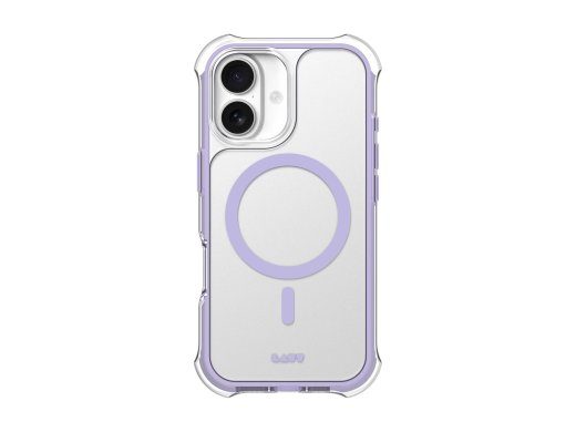 Laut Aero Protect Protective Cover 60% Polycarbonate 30% Thermoplastic Polyurethane (TPU) 10% Magnet Purple Transparent