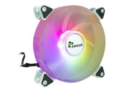 Argus RS-061 RGB ventilaator, 1tk, valge, 120 mm