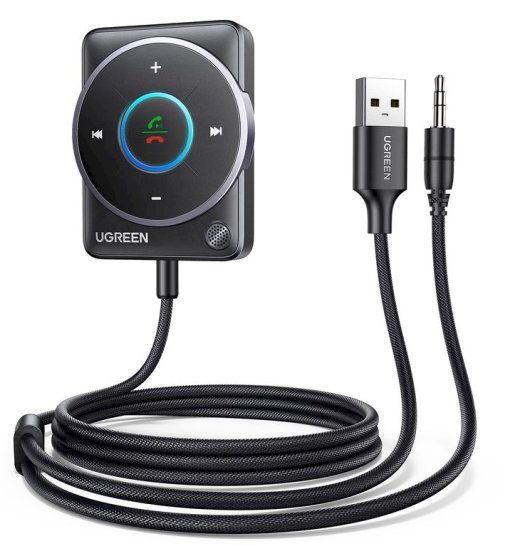 Ugreen CM723 juhtmevaba auto Bluetooth 5.4 / AUX 3.5mm