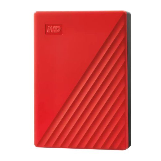 Väline kõvaketas WESTERN DIGITAL My Passport 6TB USB 2.0 USB 3.2 Värvus Punane WDBR9S0060BRD-WESN