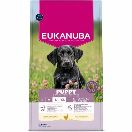 EUKANUBA Premium Nutrition Puppy Large & Giant Breed Chicken - kuiv koeratoit - 18kg