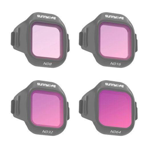Komplekt 4 Sunnylife ND8 + ND16 + ND32 + ND64 filtrit MINI 5 Pro jaoks