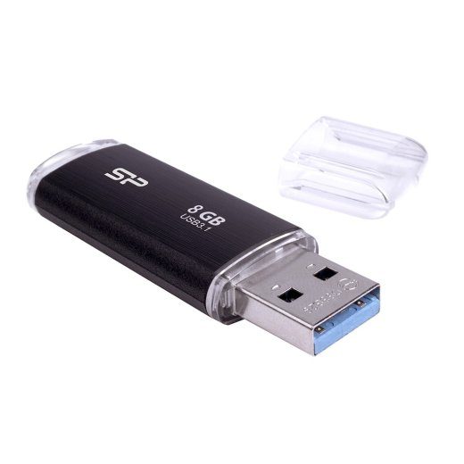 Silicon Power 8 Blaze B02 USB kiivillin draiv USB tüüp-A 3.2 Gen 1 (3.1 Gen 1) Must