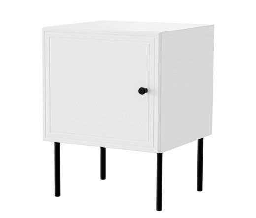 Öölaud 2 tk. PALAZZO BIS 45x39xH59 valge matt