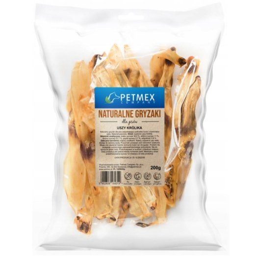 PETMEX küüliku kõrvad - koera tööriist - 200g