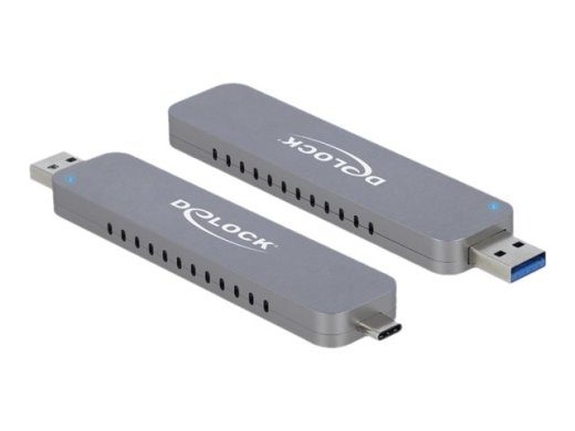 DeLOCK väline salvestusseade USB 3.2 (Gen 2) USB-C M.2 NVMe kaart