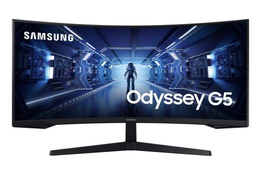 Samsung G55T kompiuterio monitorius 86.4 cm (34") 3440 x 1440 pikselių UltraWide Quad HD LED Juodas