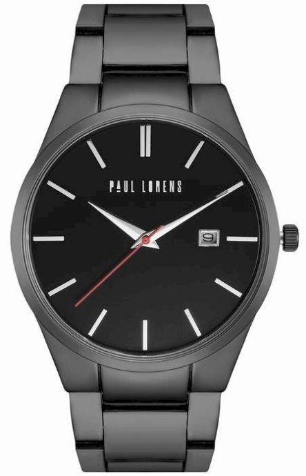 PAUL LORENS Meeste kell PL20015B-1A5 / must