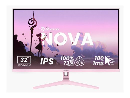 Arozzi Nova 32 IPS 2560 x 1440 (2K) HDMI DisplayPort USB 180Hz