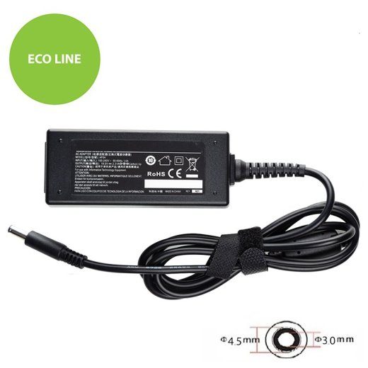 Arvuti laadija HP45G4530 Hp jaoks 19.5V / 2.31A / 45W