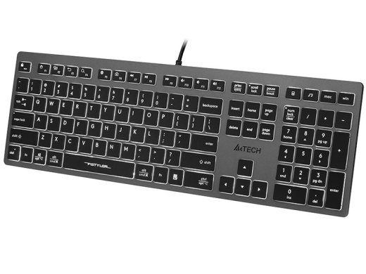 A4TECH FSTYLER FX60H White Backlit wired keyboard