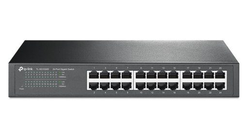 TP-LINK Lüliti TL-SG1024D Juhtimata töölaua/rackmonteeritav Gigabit Ethernet (vaske) portide arv 24 36 kuud