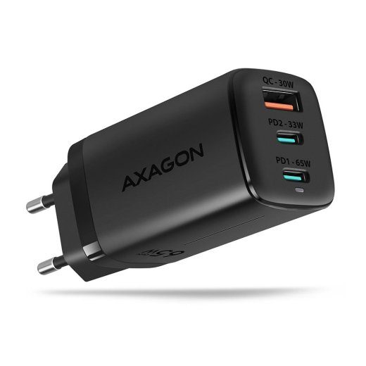 MOBİIL LAADUJA SEINAKÜSIMISEKs USB 65W/GAN 3PORT ACU-DPQ65 AXAGON