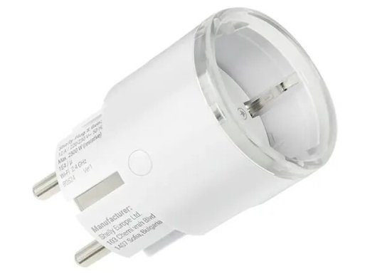 Shelly Plug S Gen3 nutipistik juhtmevalge