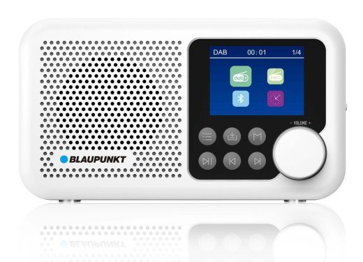 Blaupunkt DR8WH kaasaskantav valge raadio