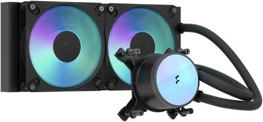 Fractal Design Veejahutus Radius 240 RGB Must Intel, AMD