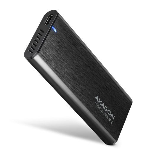 AXAGON Väline USB-C 3.2 Gen 2 metallkast M.2 NVMe & SATA SSD ketastele EEM2-SB2