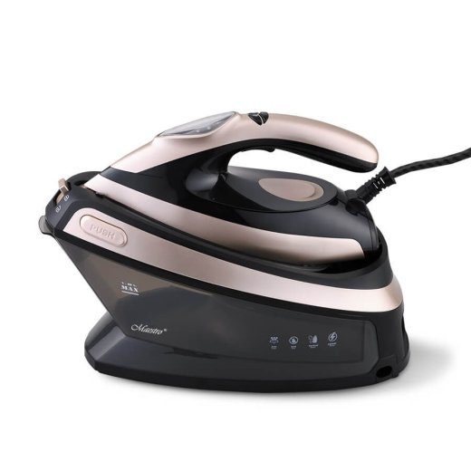 Maestro MR-320C auru lüügijaam 2400W 1,5L keraamiline soleplaat must, pinkkuld