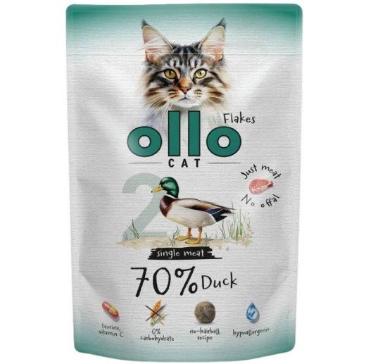OLLO Cat No. 2 Partmunamärk märk kassitoit - 85g