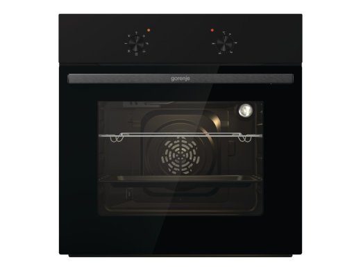 Gorenje Orkaitė BO6615E01B 60 L Elektrinė EnamelClean Stumti/stabdyti mygtukai Konvekcija Aukštis 59.5 cm Plotis 59.5 cm Juoda