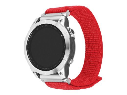 Fixed Sporty Strap Garmin QuickFit 22mm 160-210 mm Punane Nailon
