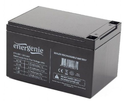 Gembird BAT-12V12AH 12V 12Ah suletud pliiakus (VRLA) UPS aku