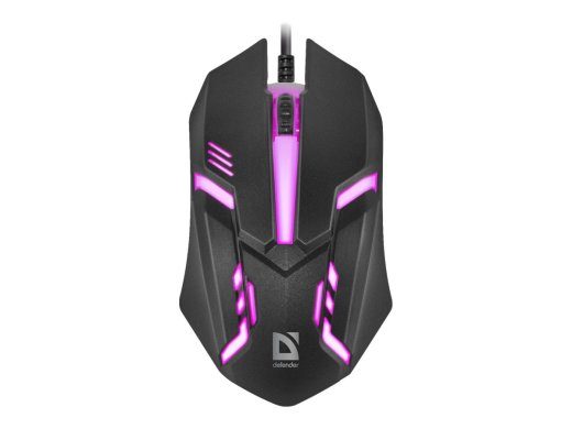Defender Cyber MB-560L optinė laidinė pelė juoda