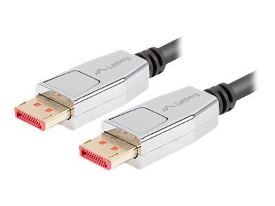 Lanberg DisplayPort M/M Kaabel 20 PIN V1.4 8K 60HZ CA-DPDP-20CU-0018-BK DisplayPortist Displayportini 1.8 m