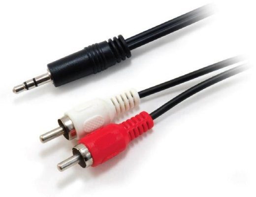 Jack mees / 2x RCA mees 2m 3.5mm mees/2xRCA mees