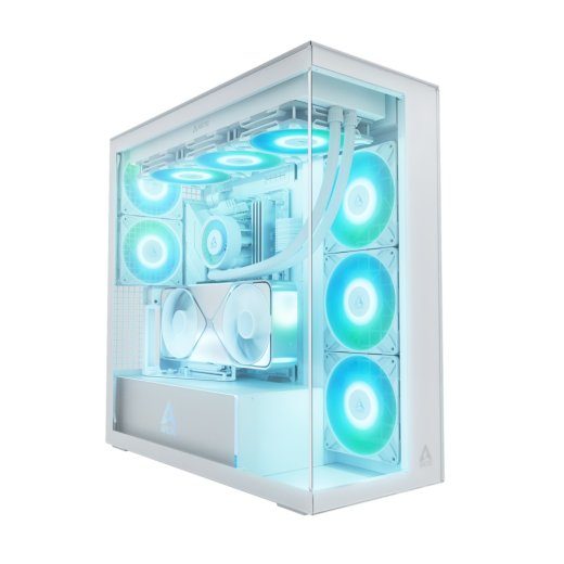 Arctic Xtender VG Clear Tower Extended ATX No Power Supply White